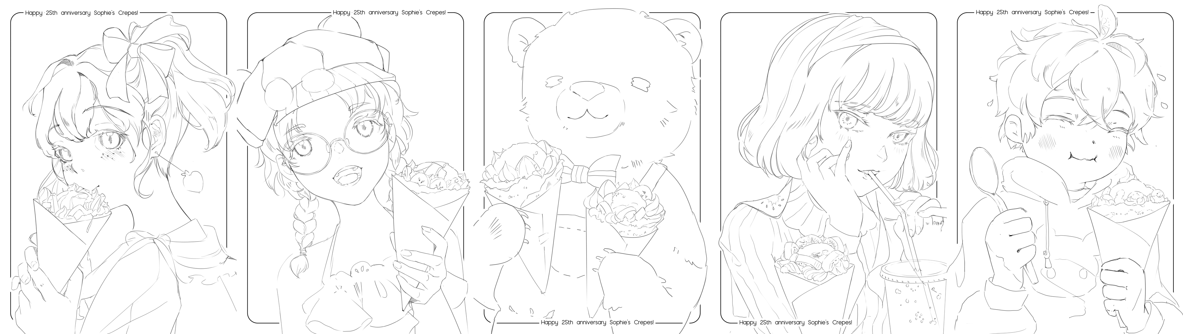 Sophie's Crepes Coloring pages